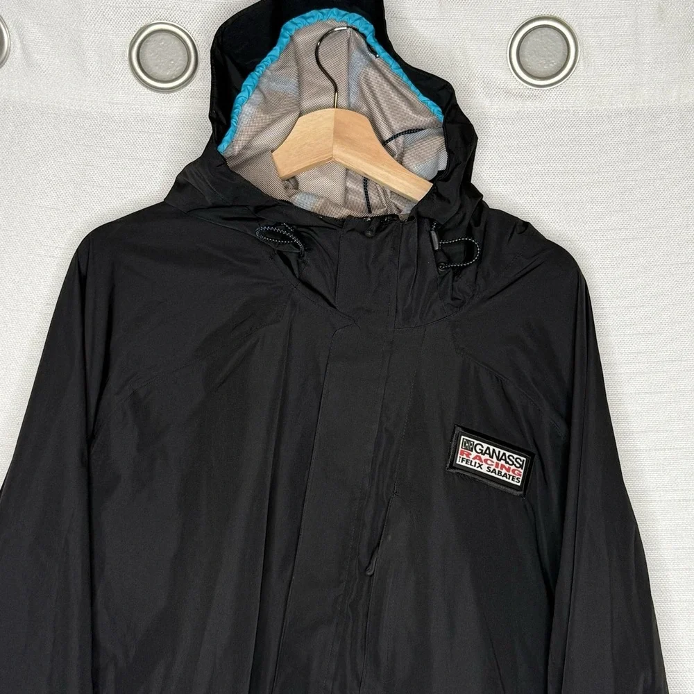 Chip Ganassi Racing w/ Felix Sabates Windbreaker Jacket Mens XXL Black‎ Hooded